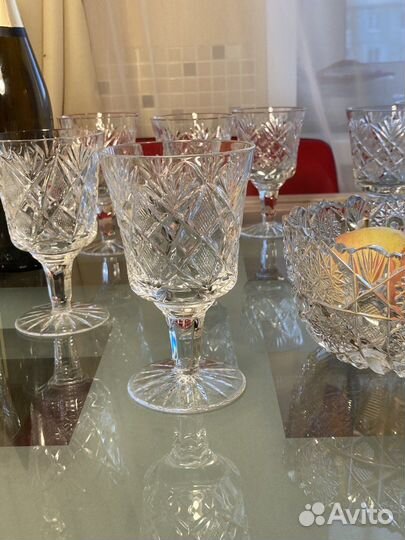 Фужеры хрустальные СССР