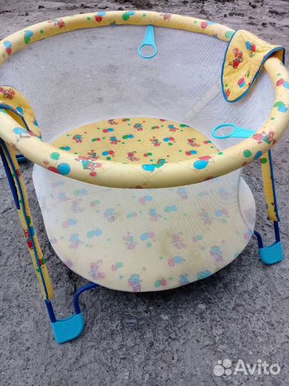 Детский круглый манеж