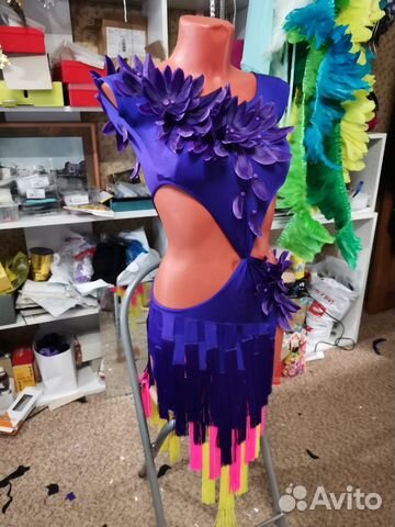 Платье для бальных танцев латина ю1