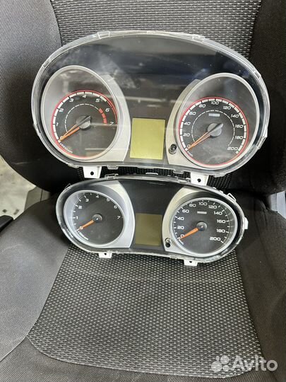 Шиток приборов от калины-гранты спорт