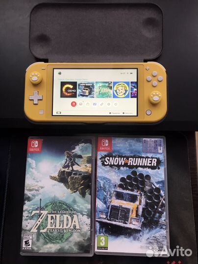 Портативная игровая приставка nintendo switch lite