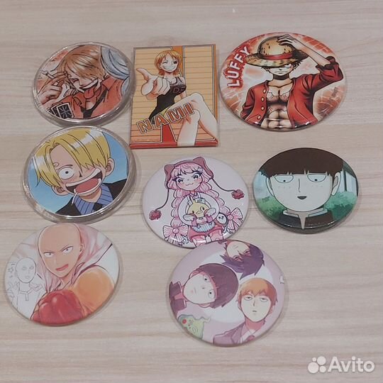 Значки аниме