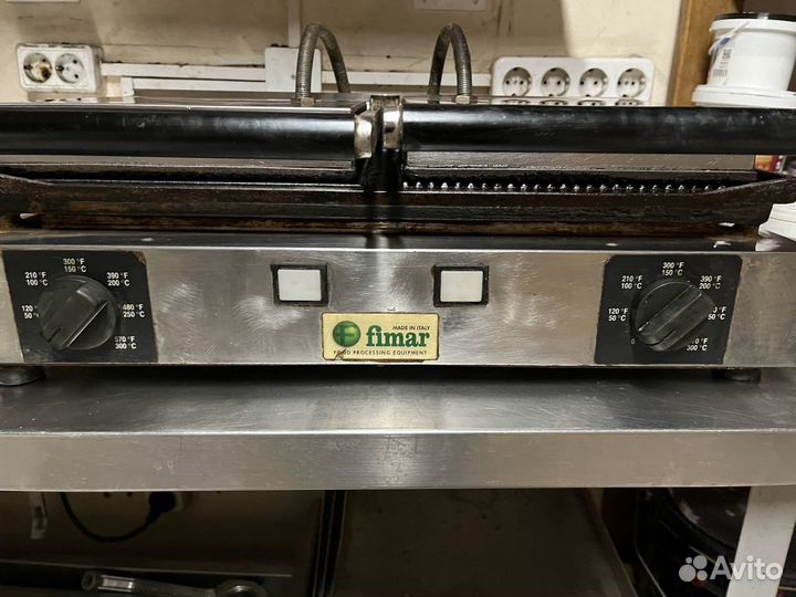 Гриль прижимной контактный fimar