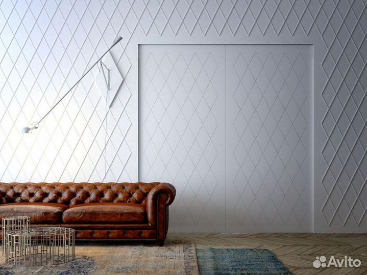 Двери межкомнатные скрытые под покраску, отделку