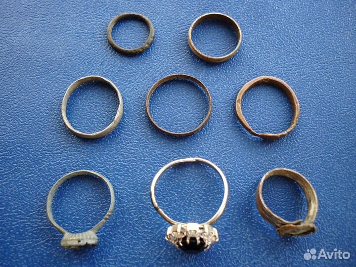 Кольца старинные и современные, цена за 1 шт