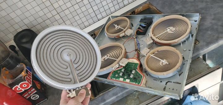 Ремонт варочных панелей. Ремонт электрических плит