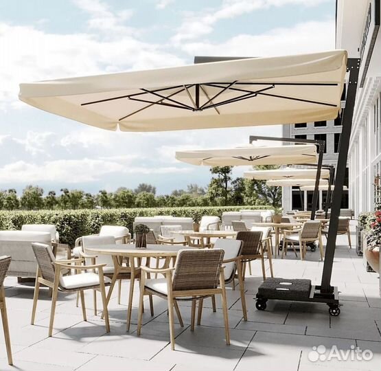 Уличные зонты для летнего кафе и ресторана