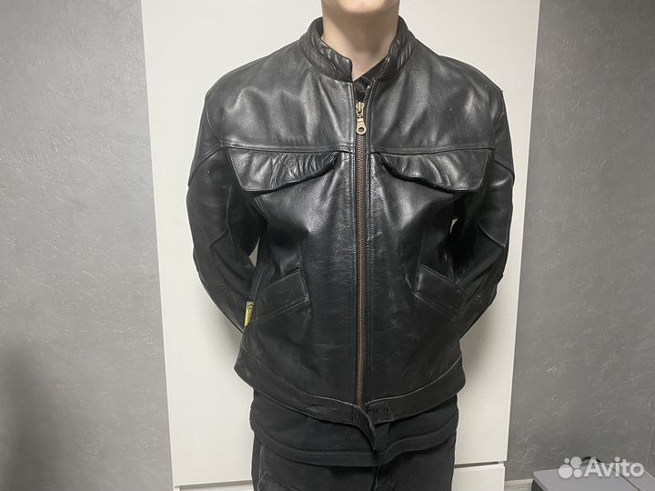 Мотокуртка кожа