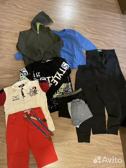 Вещи пакетом на мальчика 7-8 лет, цена за все