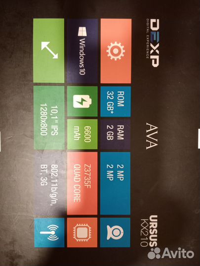 Планшет dexp ursus kx210 с модем Мегафон