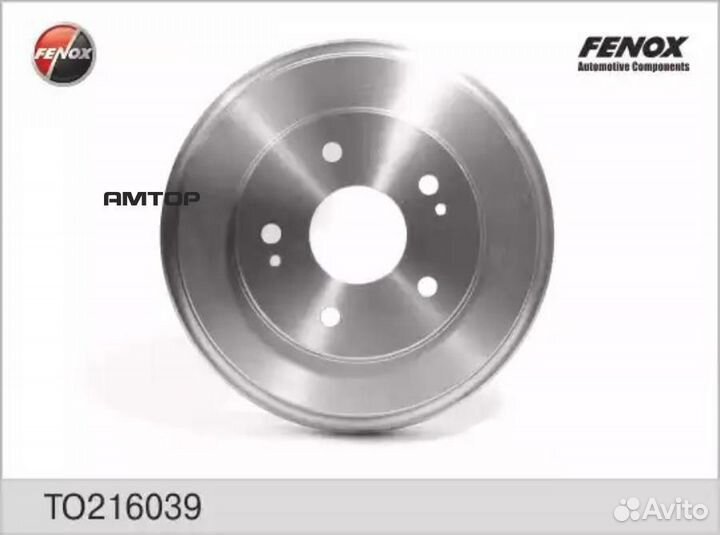 Fenox TO216039 Барабан тормозной fenox TO216039 CR