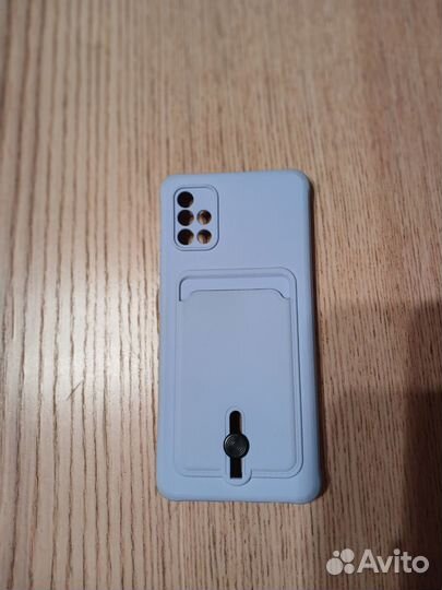 Чехол на samsung A51 c картхолдером