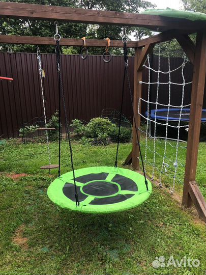 Качели-гнездо круглые Оксфорд 100 см