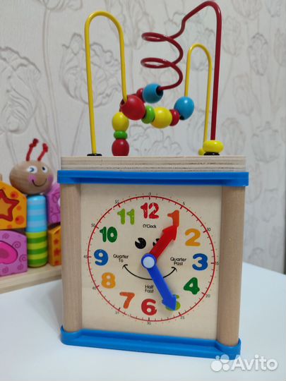 Развивающие деревянные игрушки для малышей