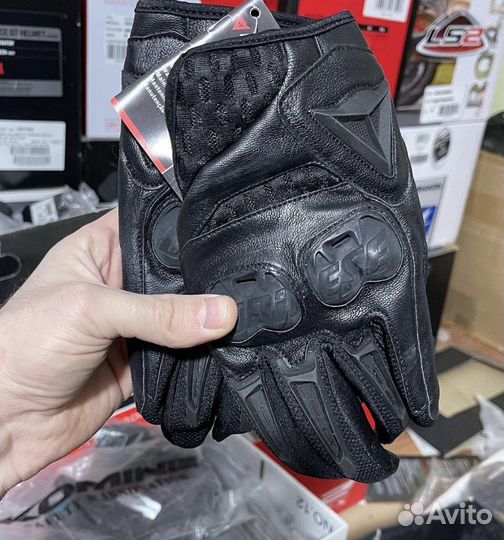 Перчатки dainese кожа, размер м/л/хл