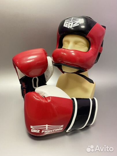 Бамперный шлем боксерские перчатки Gaz Fighting