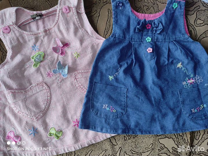 Вещи пакетом на девочку год-полтора