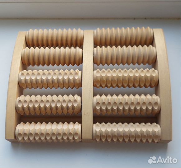 Массажер для ног деревянный