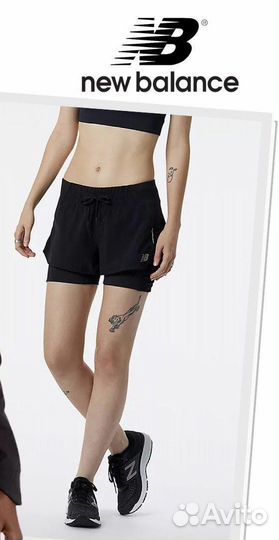 Шорты спортивные женские new balance