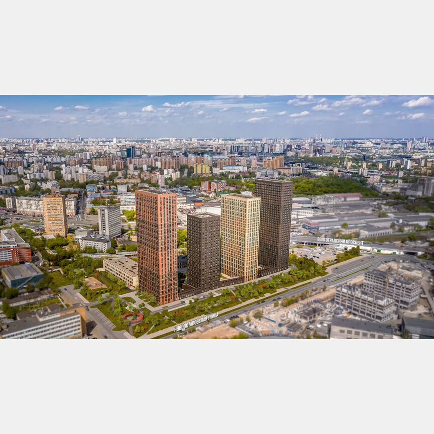 2-к. квартира, 46,9 м², 10/38 эт.