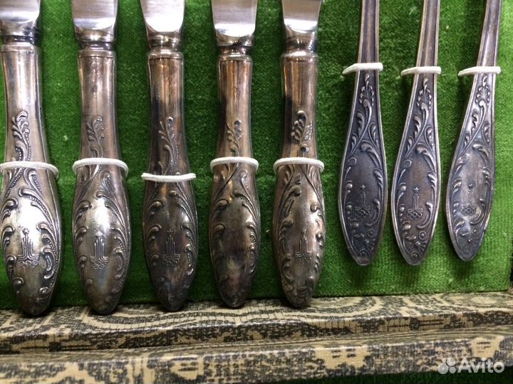 Набор столовых приборов Олимпиада 80 мельхиор