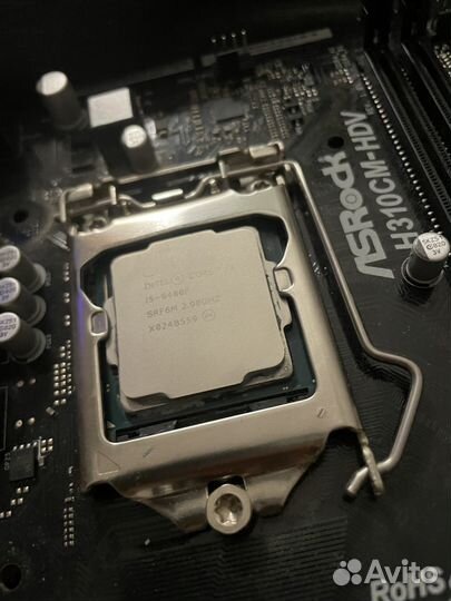 Комплект core i5 9400f и материнская плата,озу