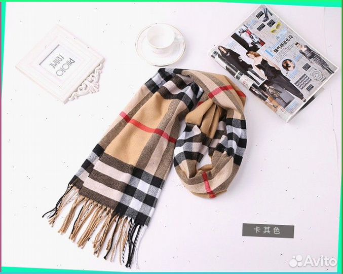 Стильный шарф Burberry (S - XXL)