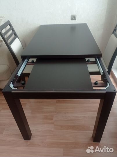 Стол обеденный со стульями бу