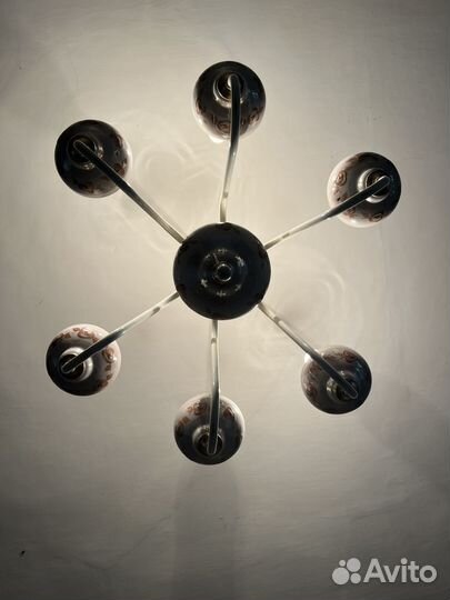 Люстра СССР фарфоровая