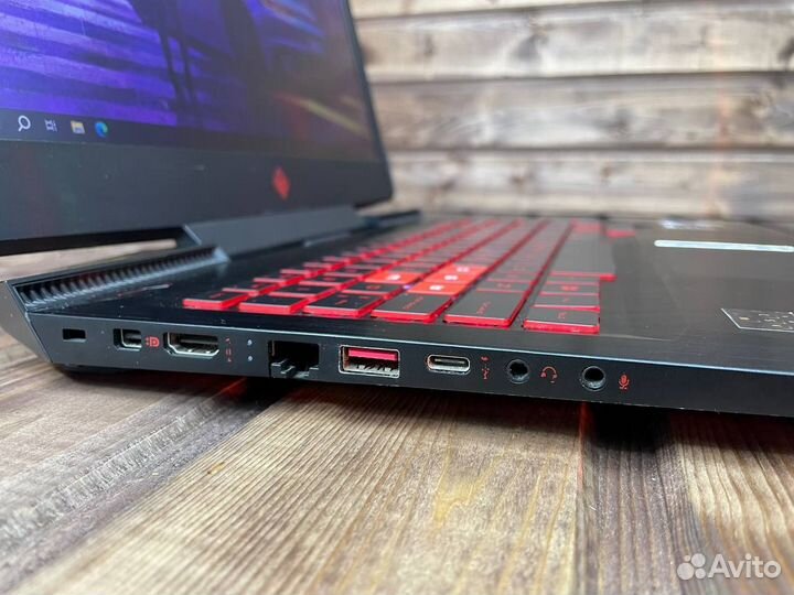 Игровой ноутбук HP Omen i7 GTX1050ti