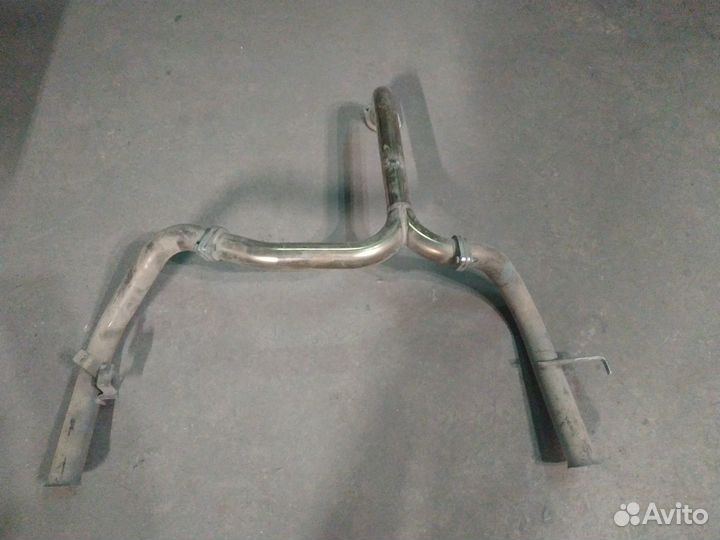 Раздвоение выхлопной