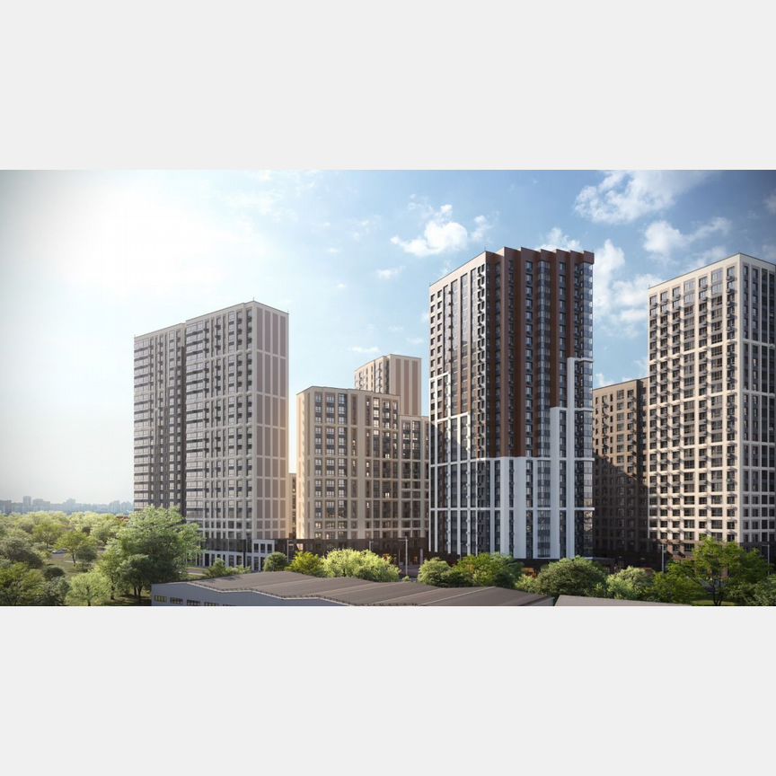 1-к. квартира, 50,3 м², 3/21 эт.