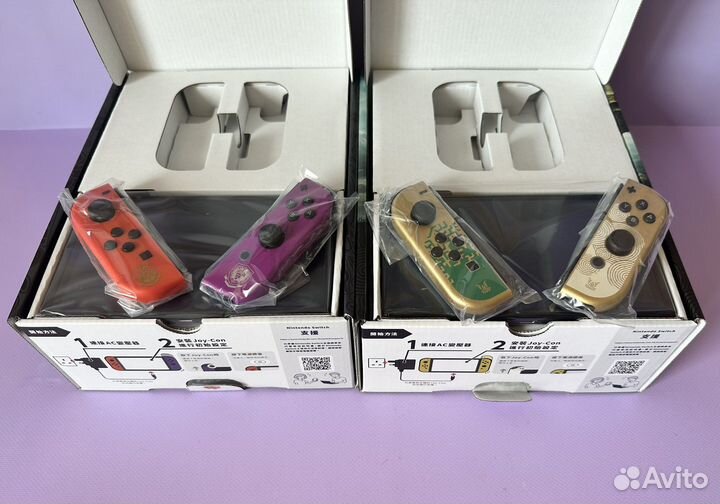 Nintendo Switch OLEd Zelda/Splatoon/Pokemon/Белый