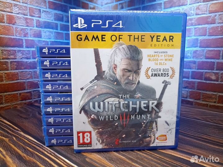 Ведьмак 3 Игра Года PS4