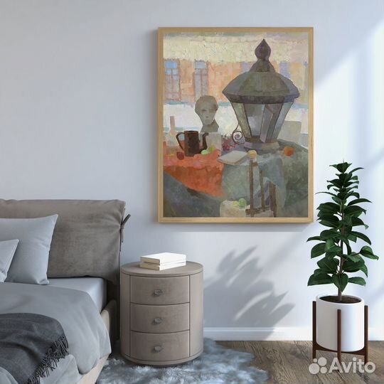 Интерьерная картина натюрморт с фруктами 70x80 см