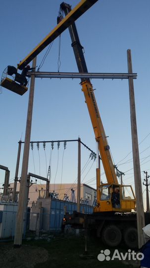 Монтаж самонесущих изолированных проводов (сип)