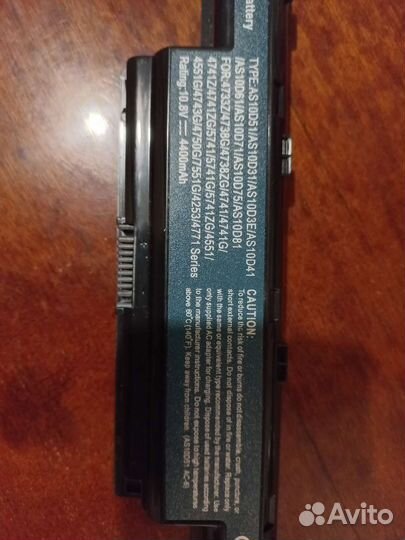 Батарея для ноутбука acer