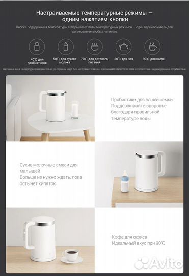 Умный Чайник Xiaomi Mi Smart Kettle Pro (EU)