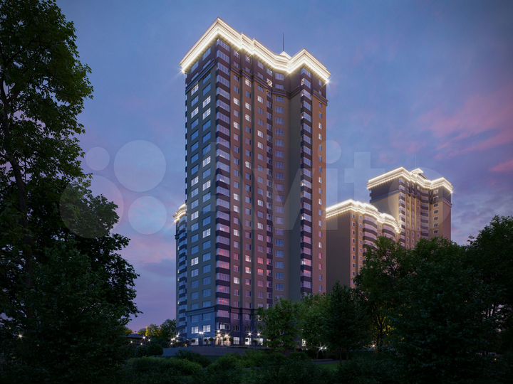 2-к. квартира, 54,2 м², 8/27 эт.