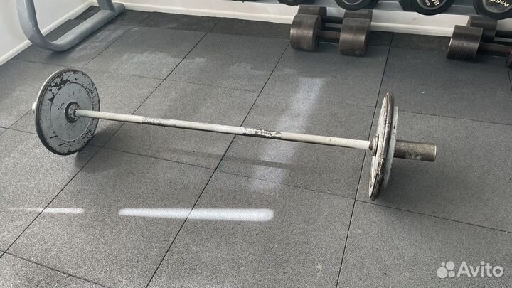 Штанга гриф блины бу