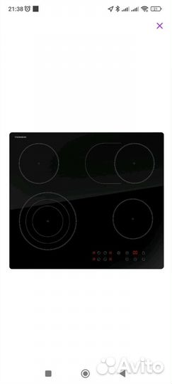 Электрическая варочная панельThomsonHC20-4E04