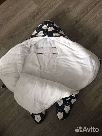 Конверт на выписку для мальчика весна осень