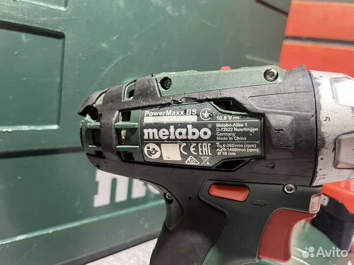 Шуруповерт Metabo powermaxx bs 10.8v