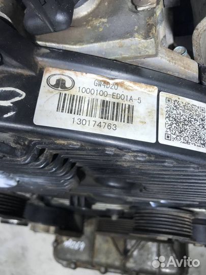 Двигатель в сборе GW4D20 greatwall Hover H5