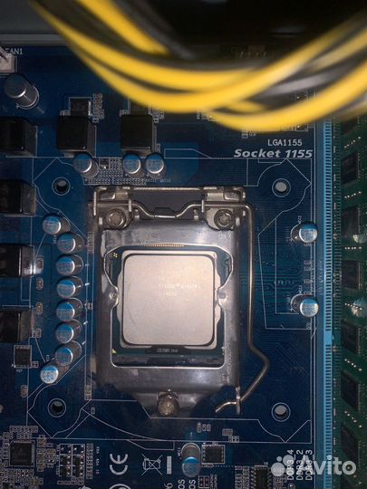 Материнская плата с процессором lga 1155