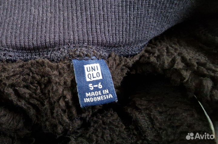 Спортивные тёплые штаны Uniqlo 116