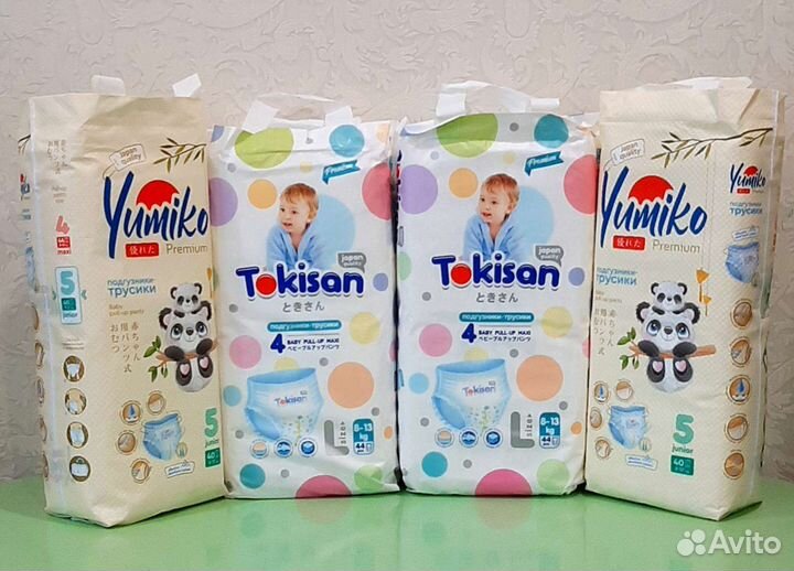 Подгузники трусики tokisan #L XL, yumiko #4,5