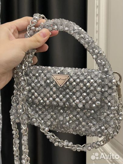 Сумка ручная работа из хрусталя
