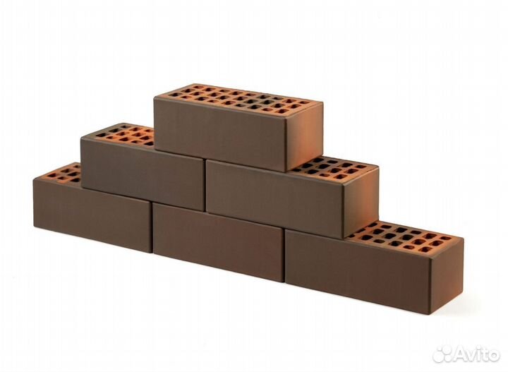 Кирпич лицевой полуторный. Доставка