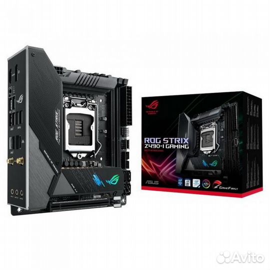 Материнская плата asus ROG strix Z490-I gaming